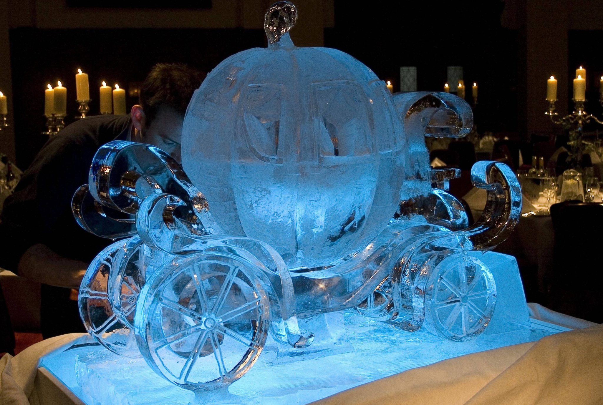 Wedding Ice Sculpture Sculpting Services Glacial Art